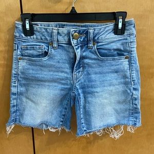 American Eagle Lightwash Super Stretch Shorts